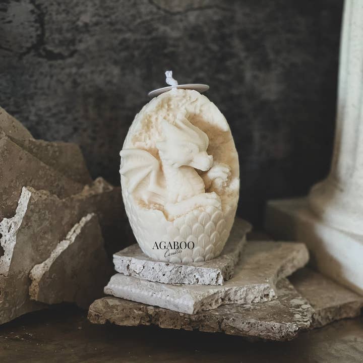 Agaboo Candle - Wholesale Novelty Candle - Dragon’s Egg Candle 4x3in - Animals
