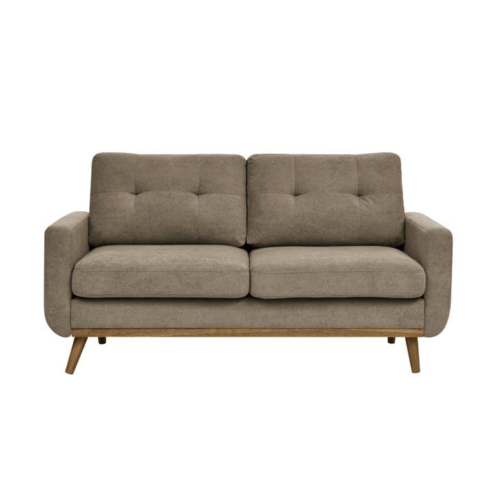 39F Inc. - Wholesale Sofa - 67.7in Mid-Century Tufted Loveseat Sofa with Wood Legs2