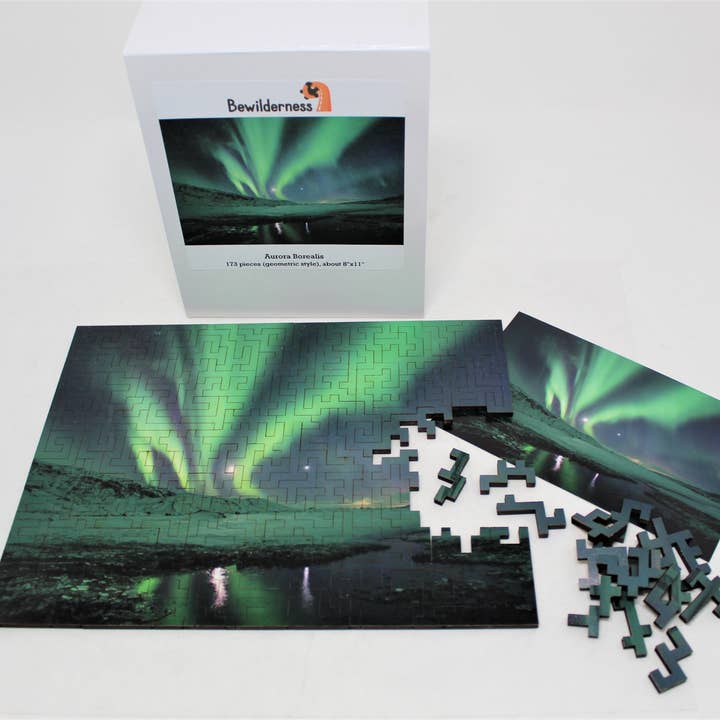 Puzzle aurore boréale - 173 pièces pour la vente par Bewilderness