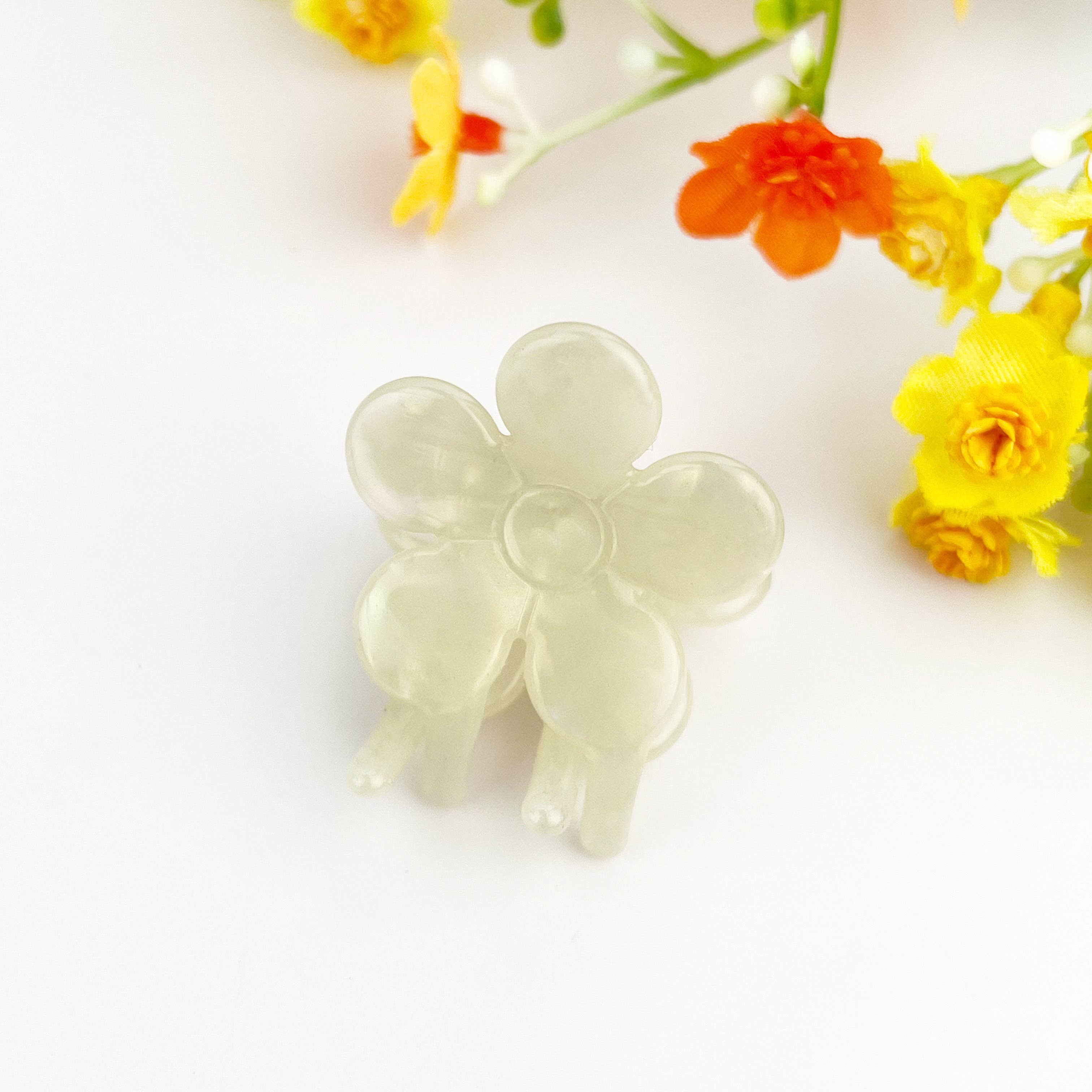 mildstyles - Wholesale Hair Clip - Women's - Mini Floral Acetate Hair Claw Clip1