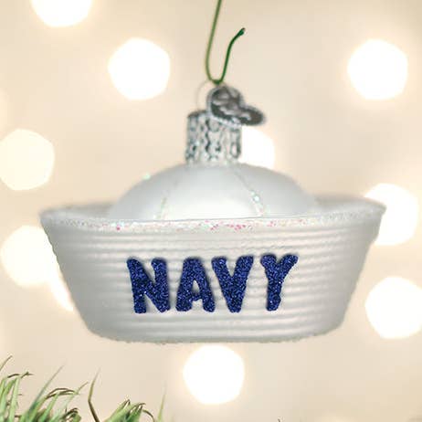 Navy Cap Ornament for wholesale by Old World Christmas