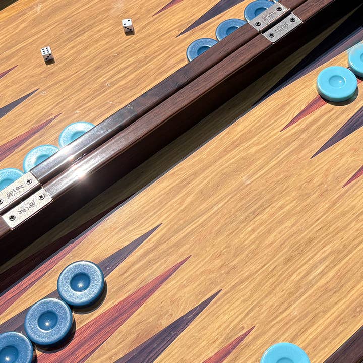 Biggbrands - Wholesale Board Game - Biggdesign Oriental Backgammon Set, Magnetic Closure7