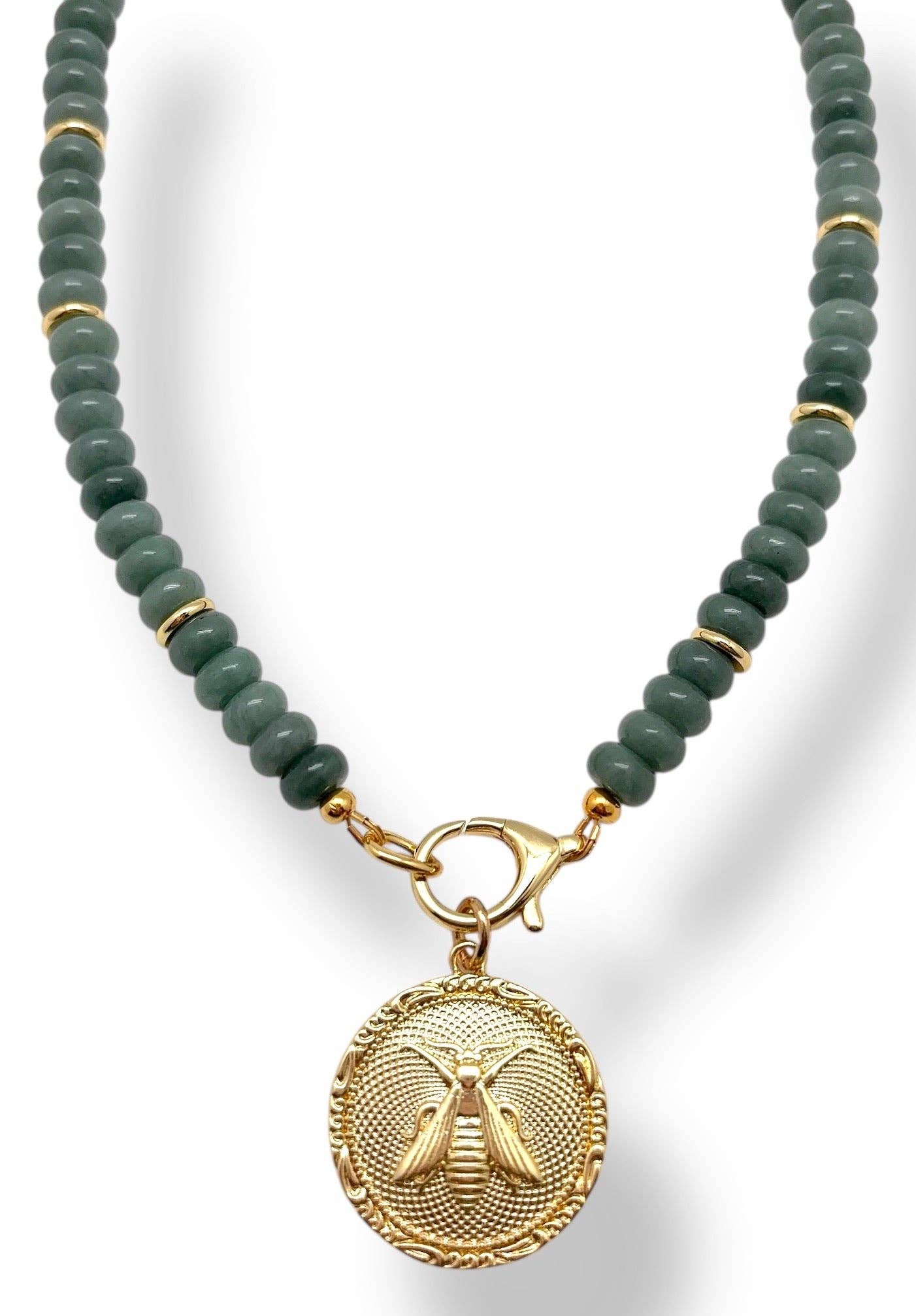 Shiver + Duke - Wholesale Individual Charm/Pendant - Golden Honeybee Medallion3