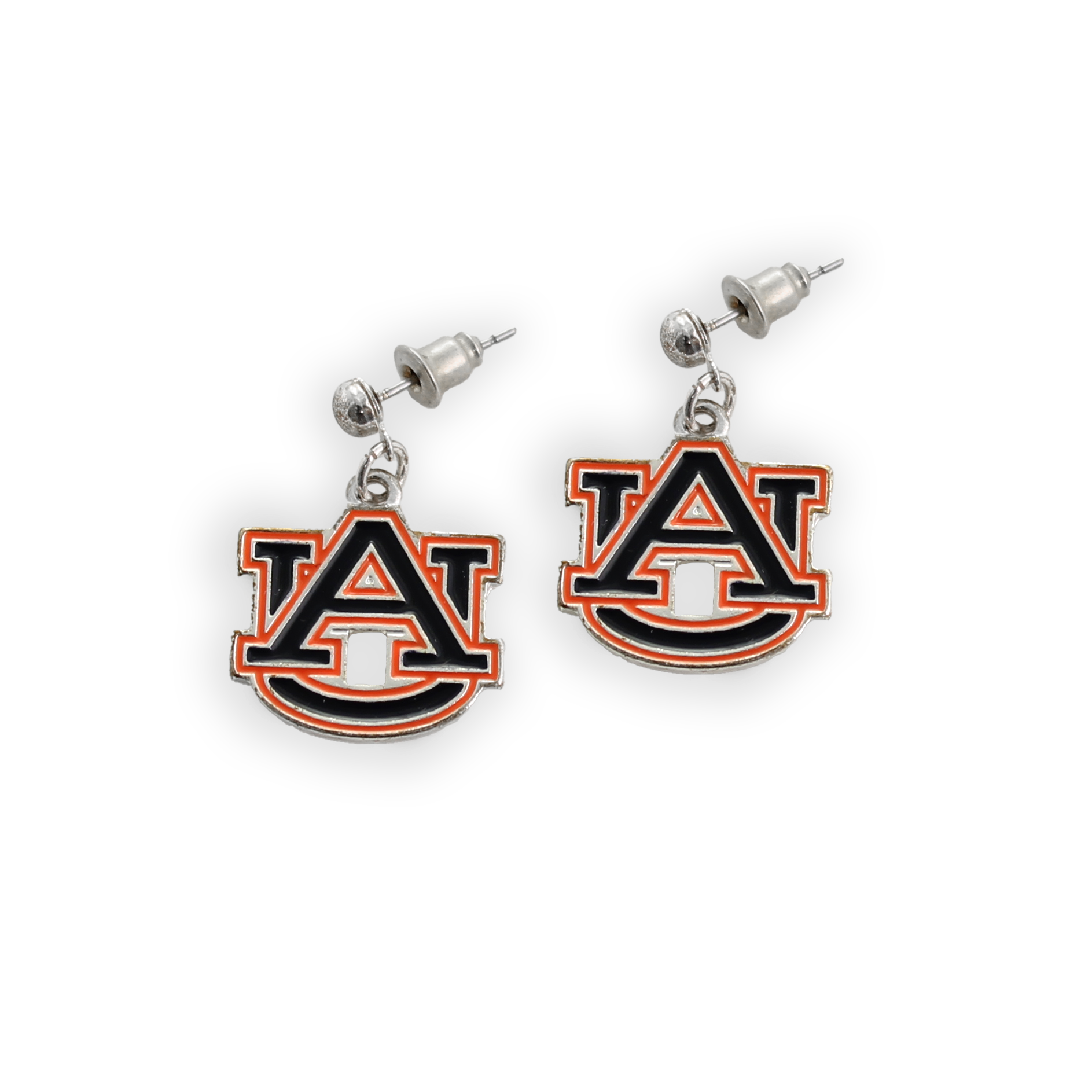 Seasons Jewelry – Engroshandel Hængeøreringe og creoløreringe – Auburn emalje Logo øreringe1