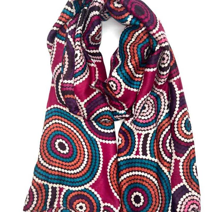 LINETA - Vente Écharpe – femme - Foulards pompon