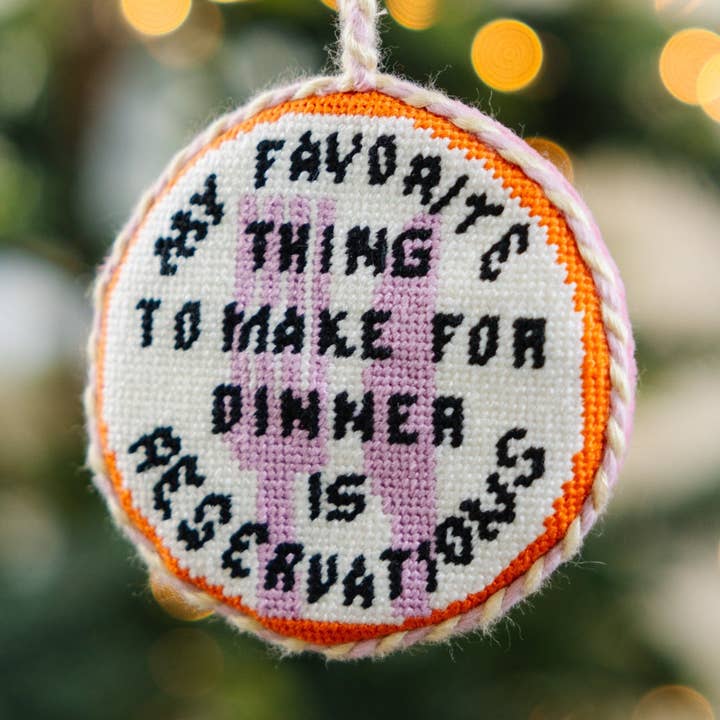 Needlepoint Ornament - Reservations for wholesale by Furbish Studio
