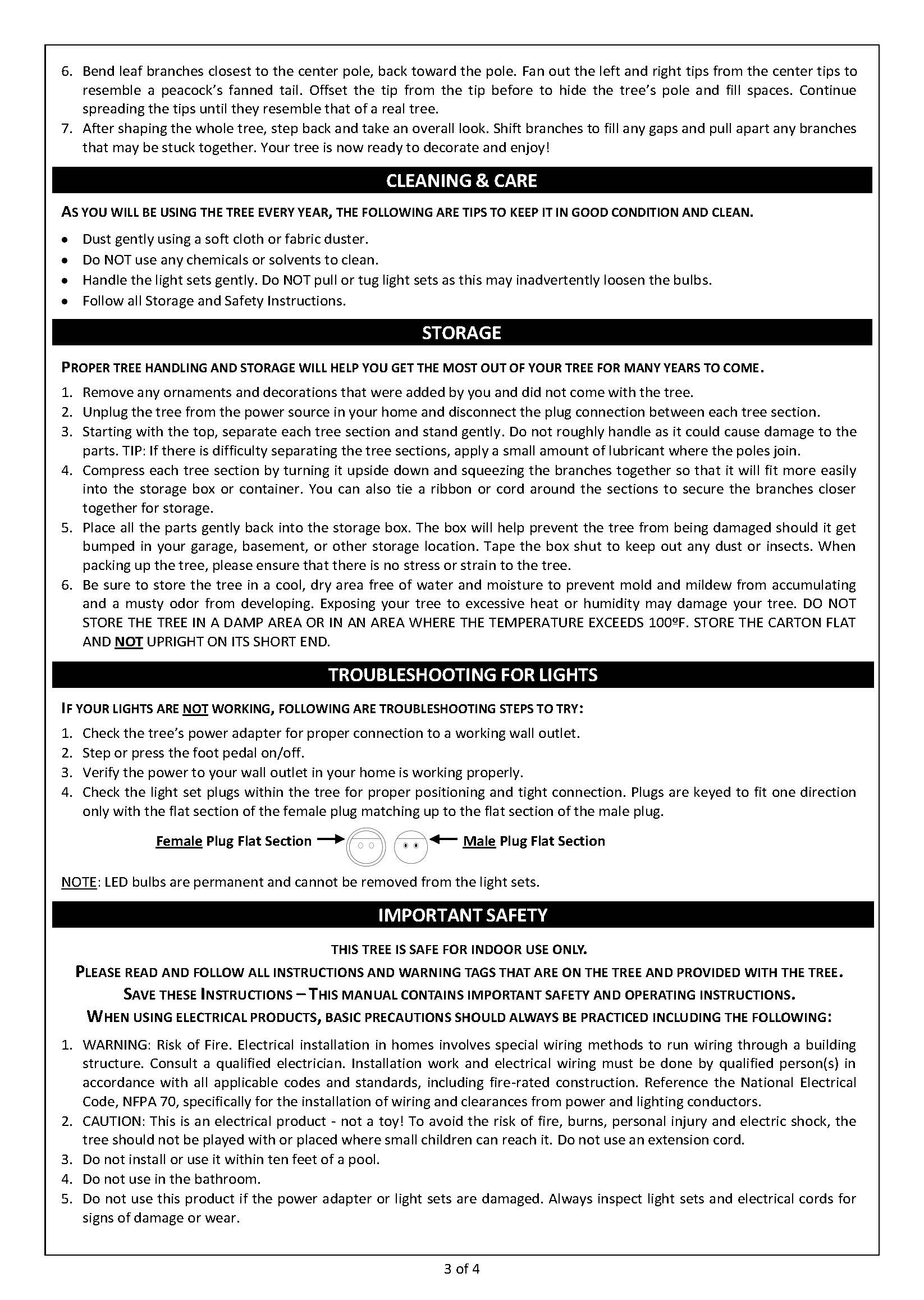 Haute Decor - Wholesale Artificial Christmas Tree - 7 Foot Pre-lit Asheville Slim Christmas Tree8