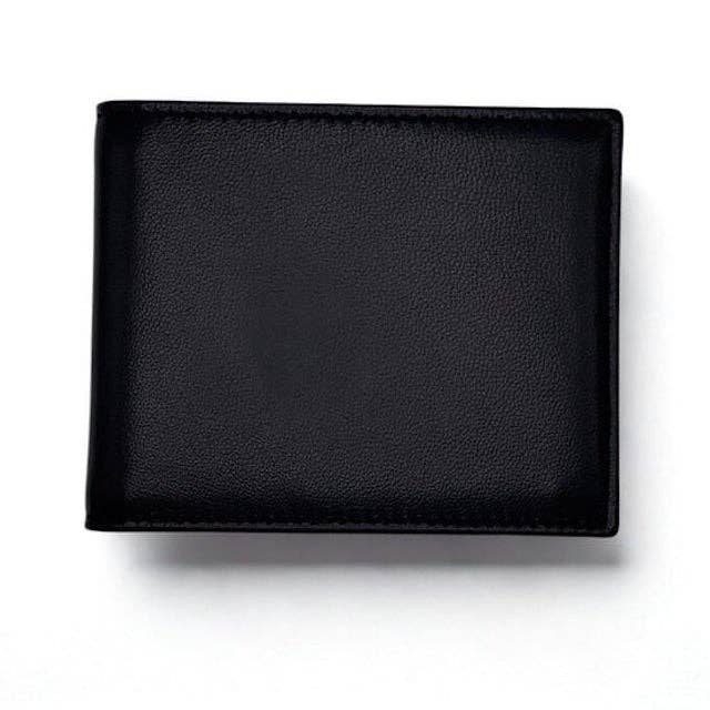 Men's Lambskin Bi-fold Wallet with Flip-up ID Window#1 for wholesale by Elegant Italian