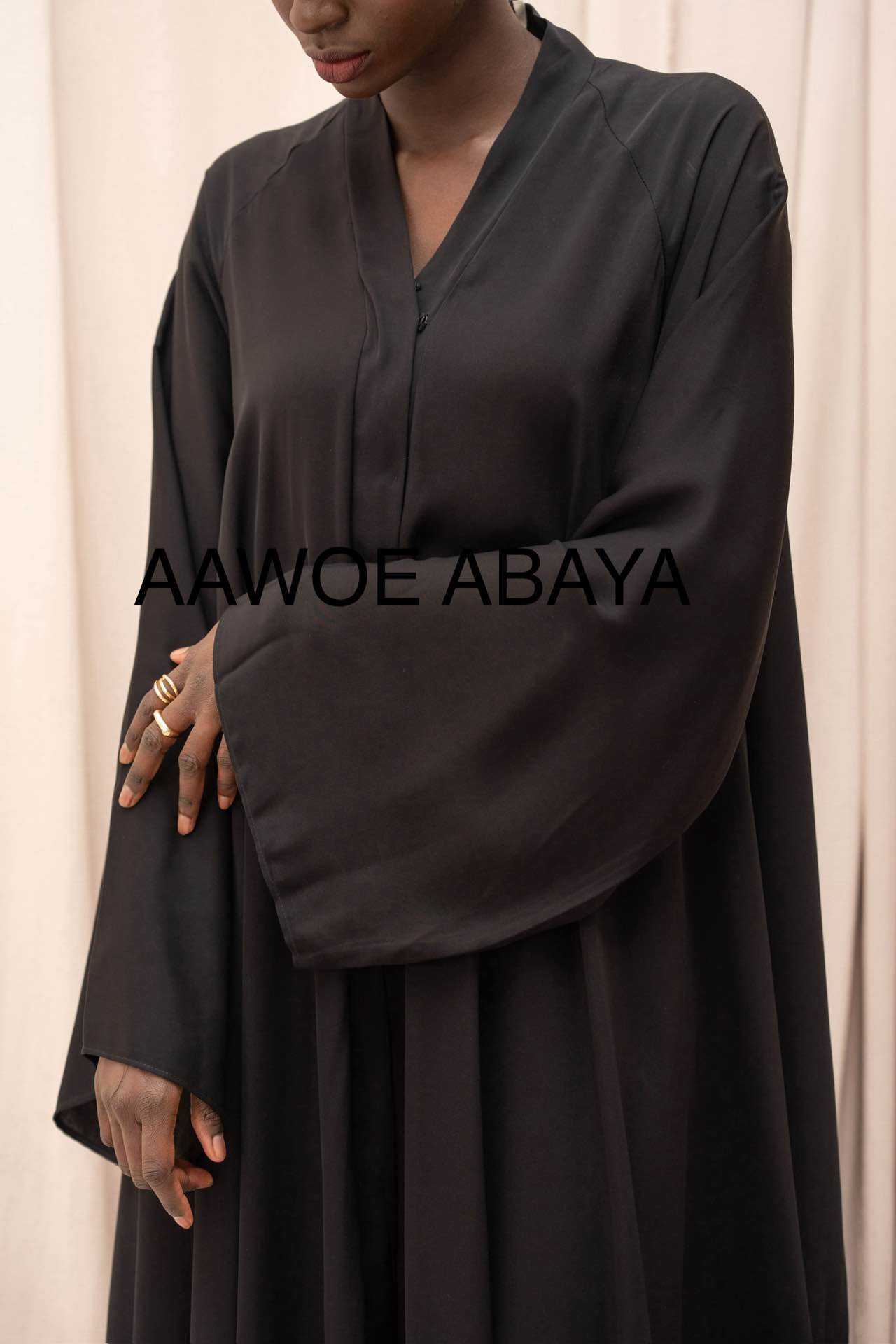 Aawoe Abaya - Wholesale Hijab - Women's - Modern Kimono With Long Sleeves - 2407-DRESS2