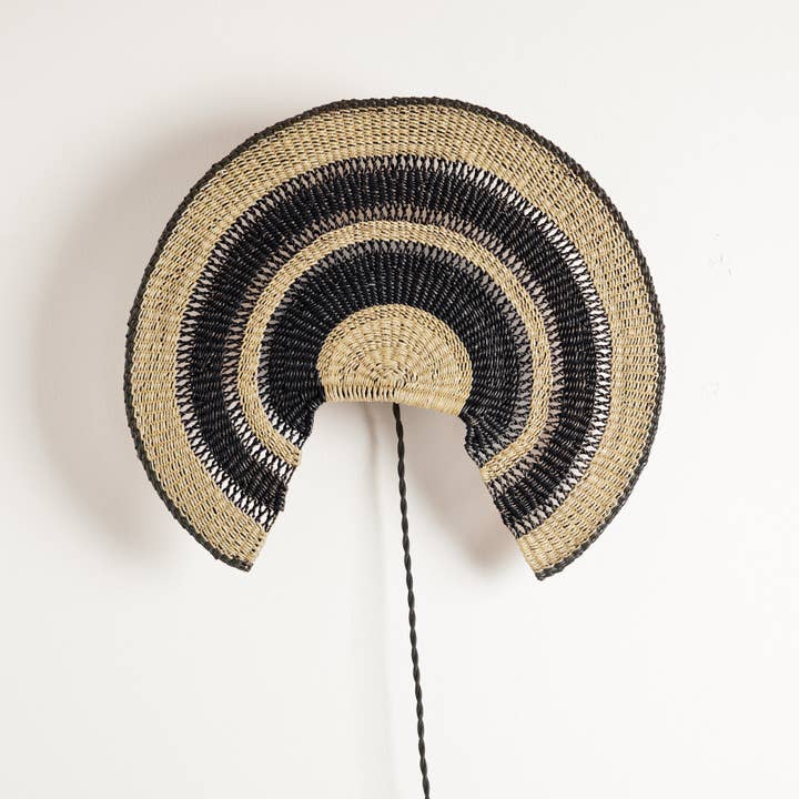 GOLDEN EDITIONS - Wholesale Sconce - Admirador Wall Lamp L | Artisan Woven Lighting