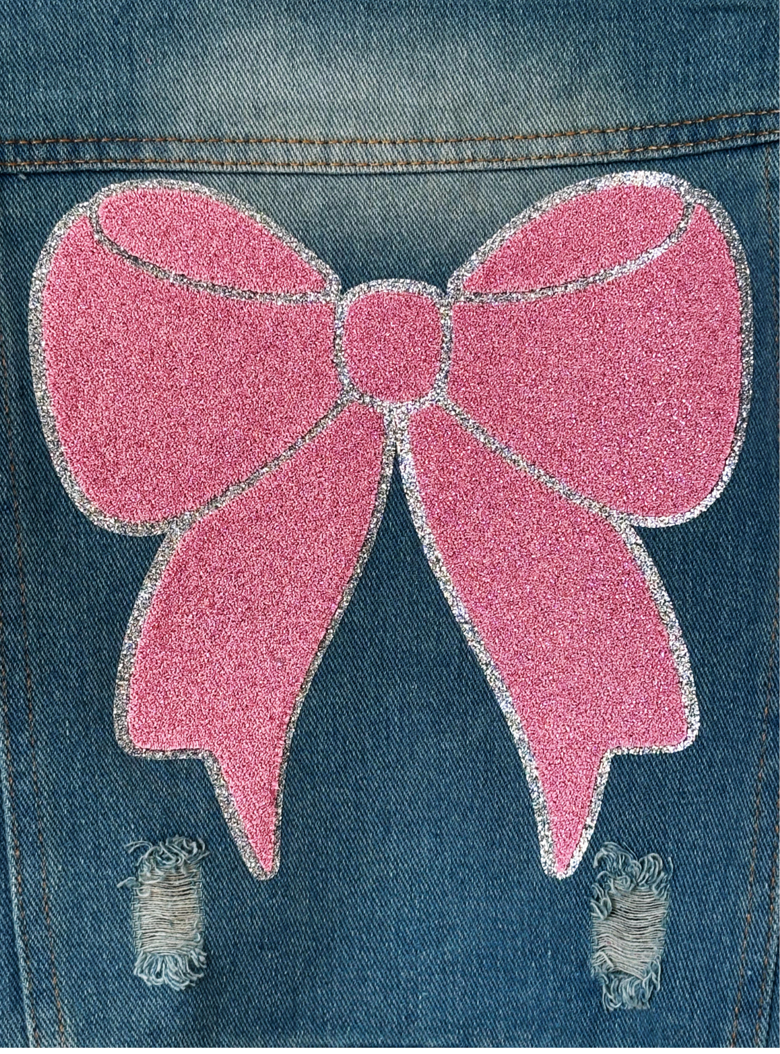 Page and Riggs Designs, LLC - Wholesale Denim Jacket - Kids - Toddler & Infant Denim Jacket with Bow Detail9