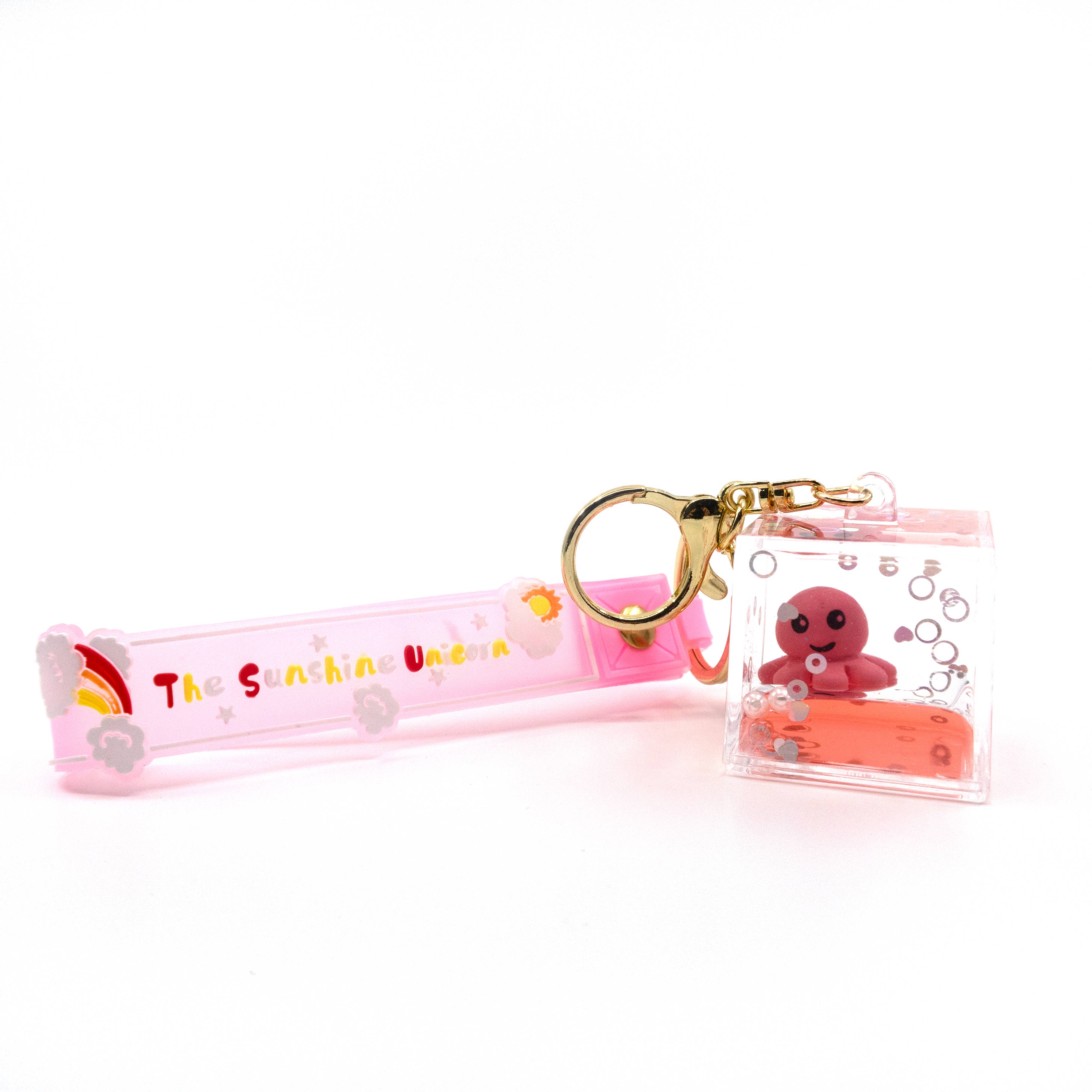 ASSORTED Octopus Liquid Key Chain KC2830-31 (12PC) for wholesale on Faire2