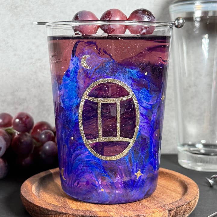 Gemini Tumbler Glass for wholesale by Madison Marti Designs