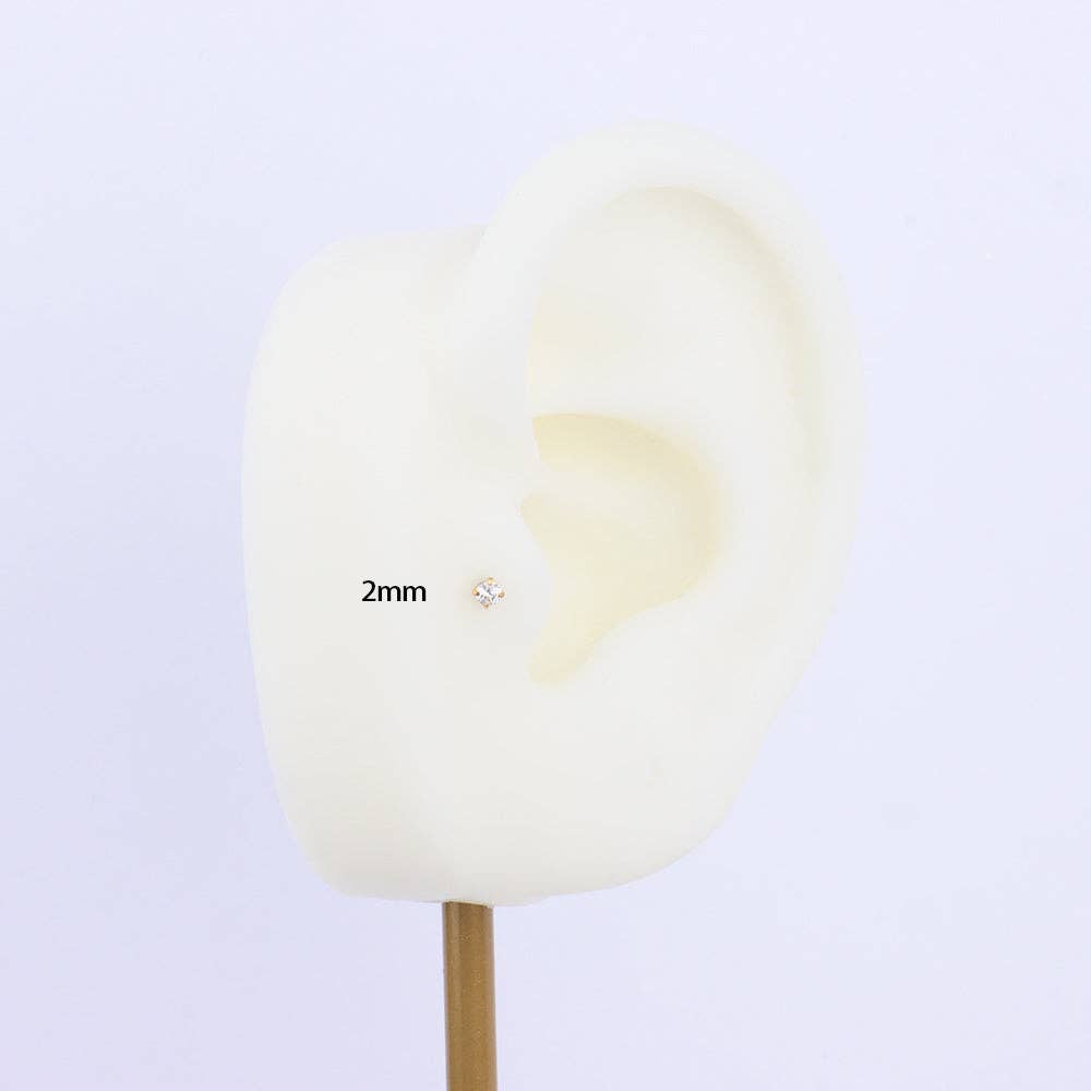 oumo jewelry - Wholesale Single Earring - Casual Threaded Labret Stud5