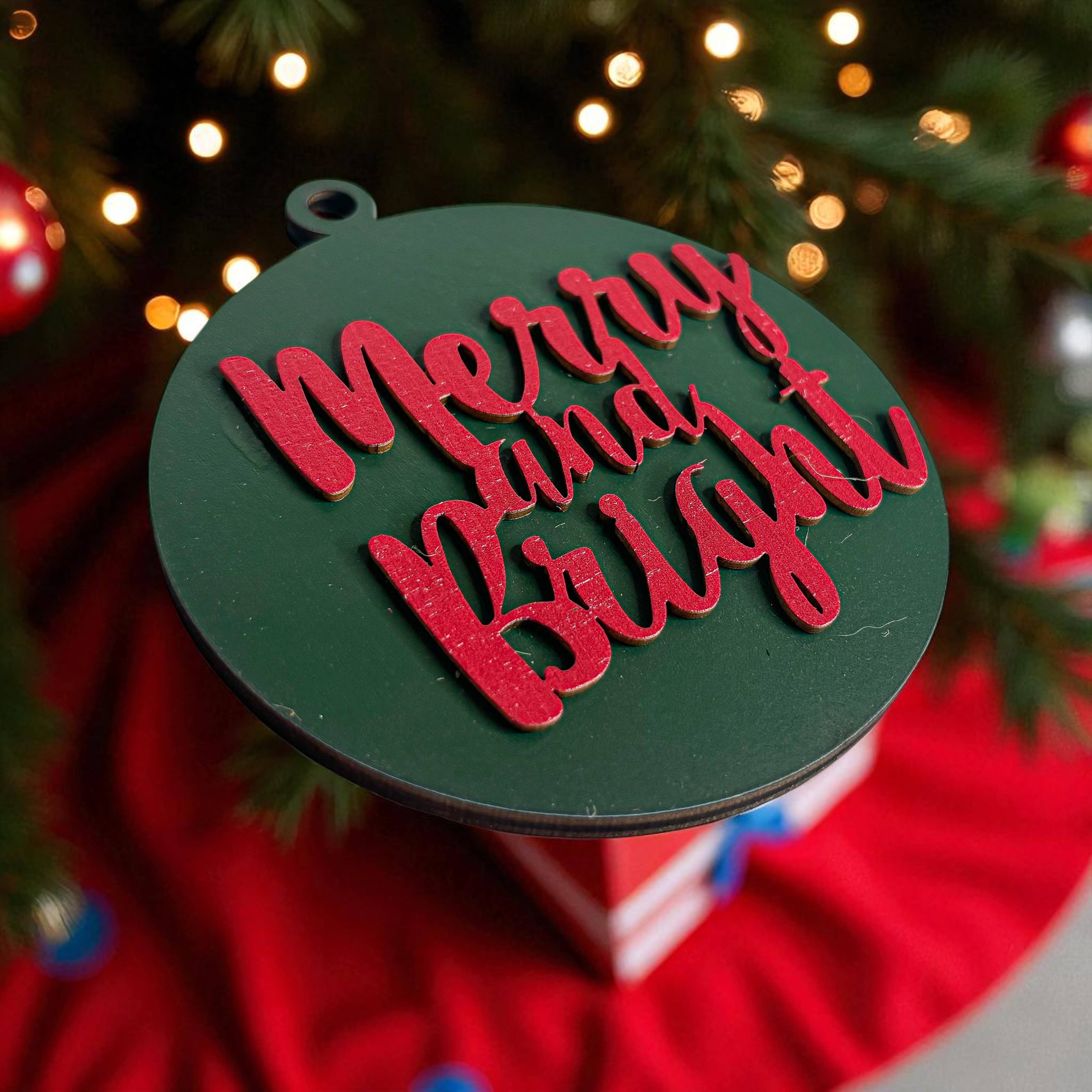 Gia Roma - Wholesale Ornament - Hanging Christmas Decor + Handmade Wooden Ornament Funny159