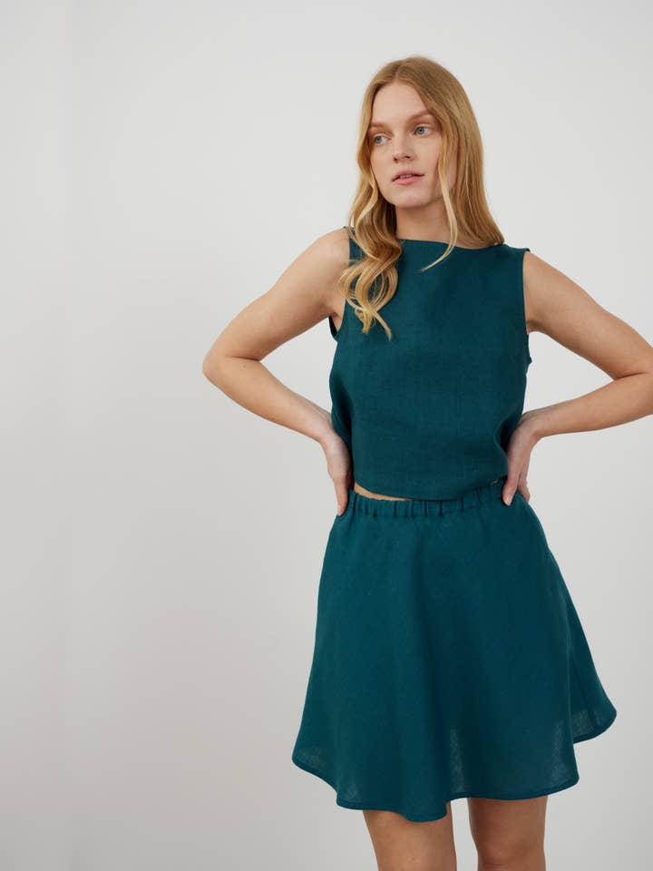 Love and Confuse - Wholesale Blouse - Women's - Sonate Linen Tank Top3