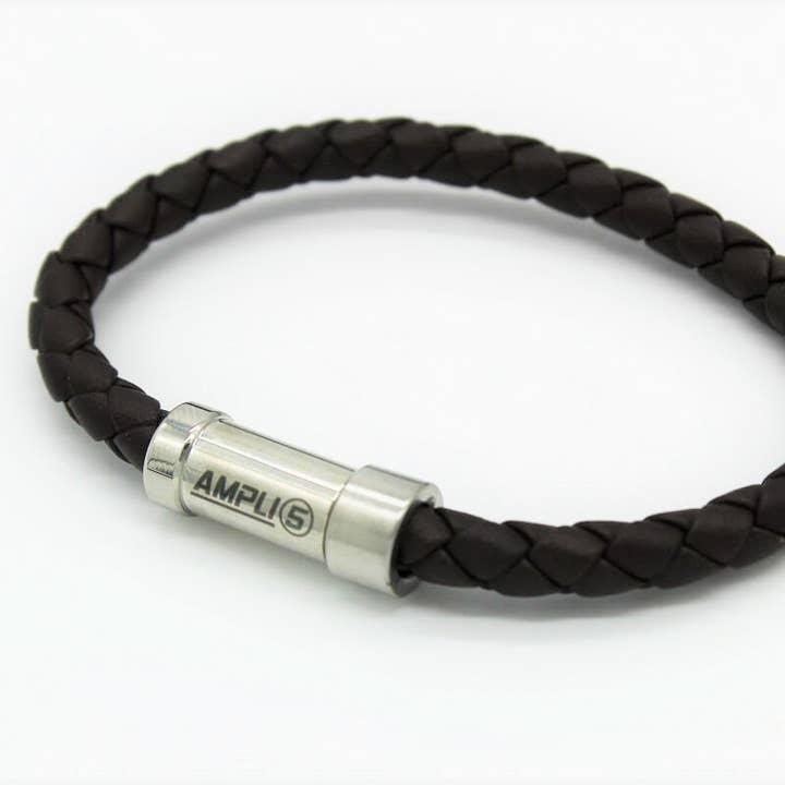 Energy bracelet (light dark brown) for wholesale by Ampli5 Europe GmbH
