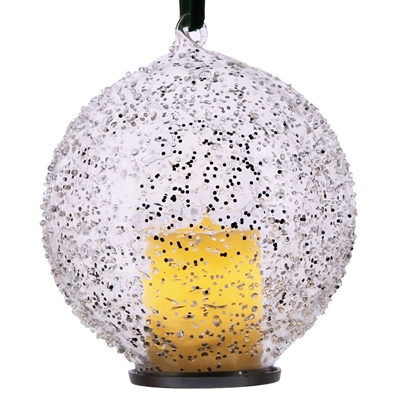 HomArt - Vendita all'ingrosso Decorazione - Decorazione a candela a LED illuminata, in vetro, trasparente4