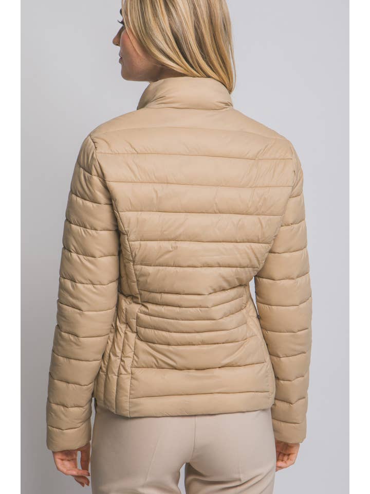 Vanilla Monkey - Wholesale Puffer Jacket - Women's - Ultra Lightweight Padded Thermal Zip Up Jacket10