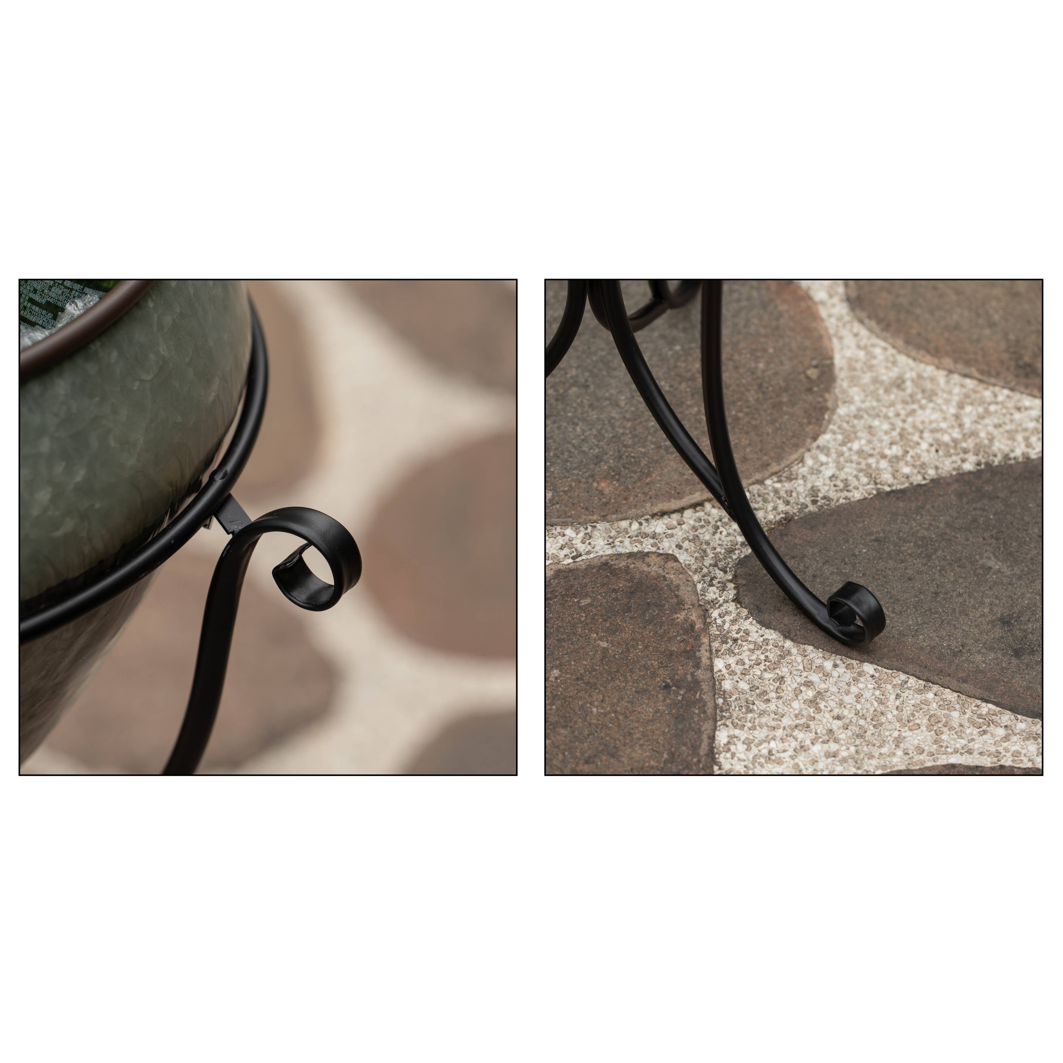 Quickway Imports - Wholesale Cooler/Cooler Bag - Galvanized Metal Beverage Cooler Tub with Liner and Stand9