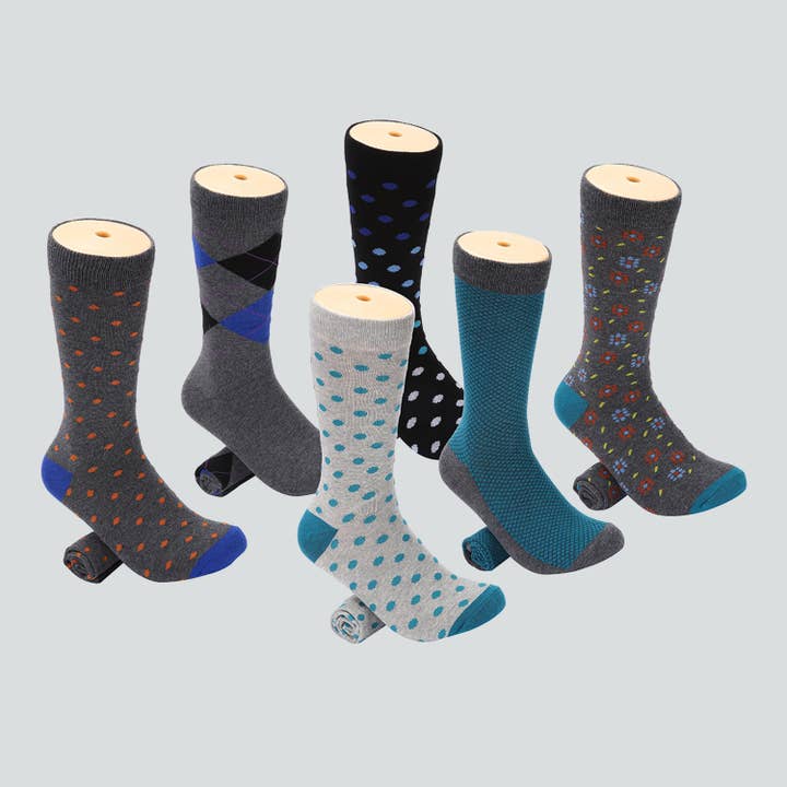 Spiffy Design Dress Socks for wholesale on Faire