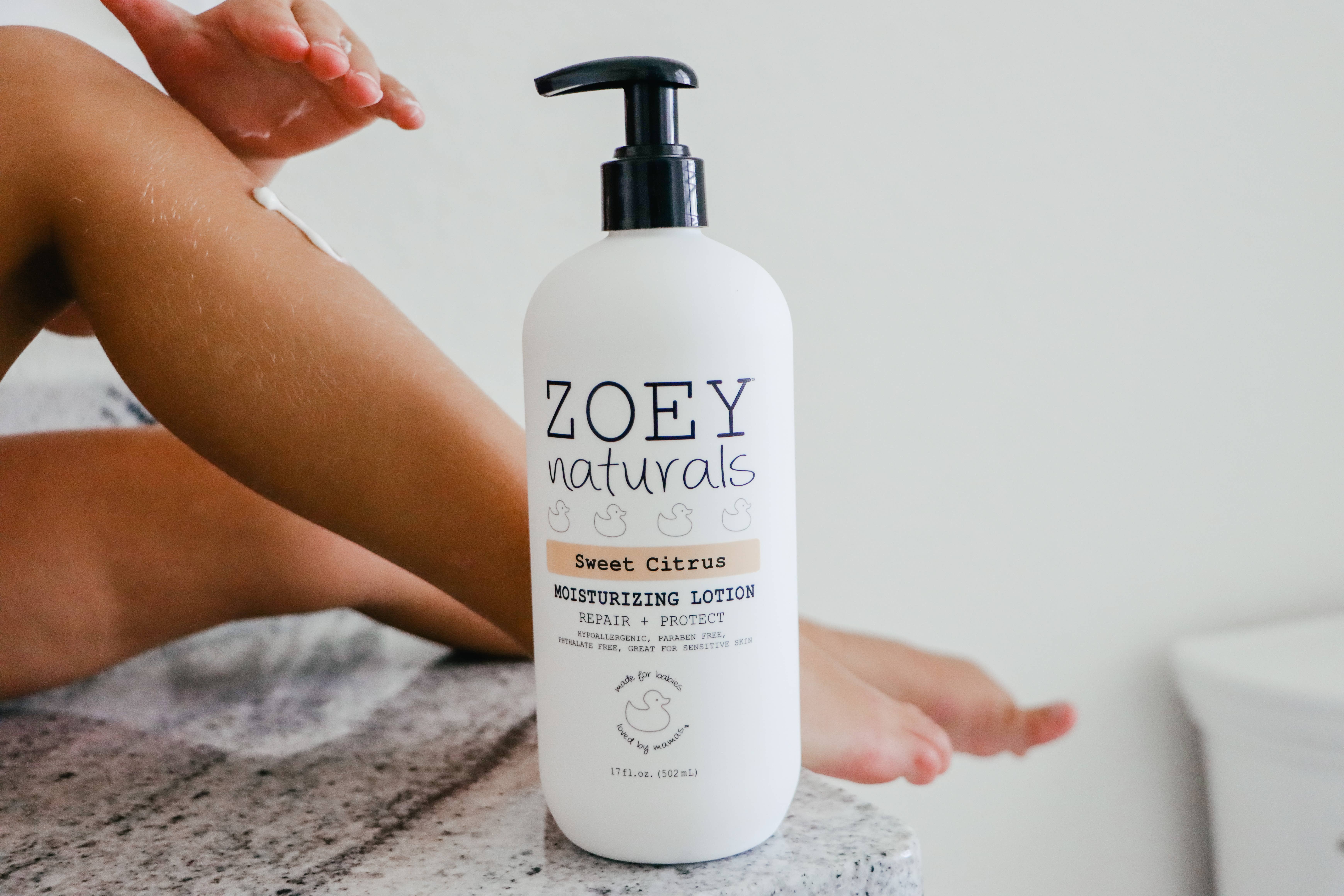 Zoey Naturals - Wholesale Body Cream/Lotion - Baby - Sweet Citrus Moisturizing Lotion - 17oz3