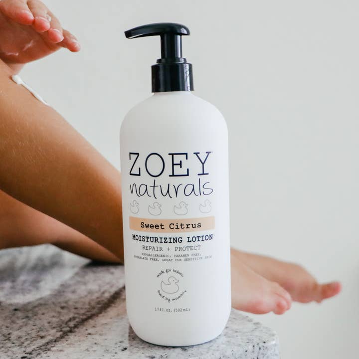 Zoey Naturals - Wholesale Body Cream/Lotion - Baby - Sweet Citrus Moisturizing Lotion - 17oz3