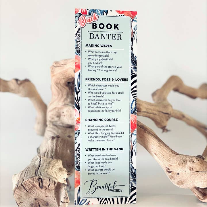 Beautiful Words - Wholesale Bookmark - Beach Book Banter Bookmark6