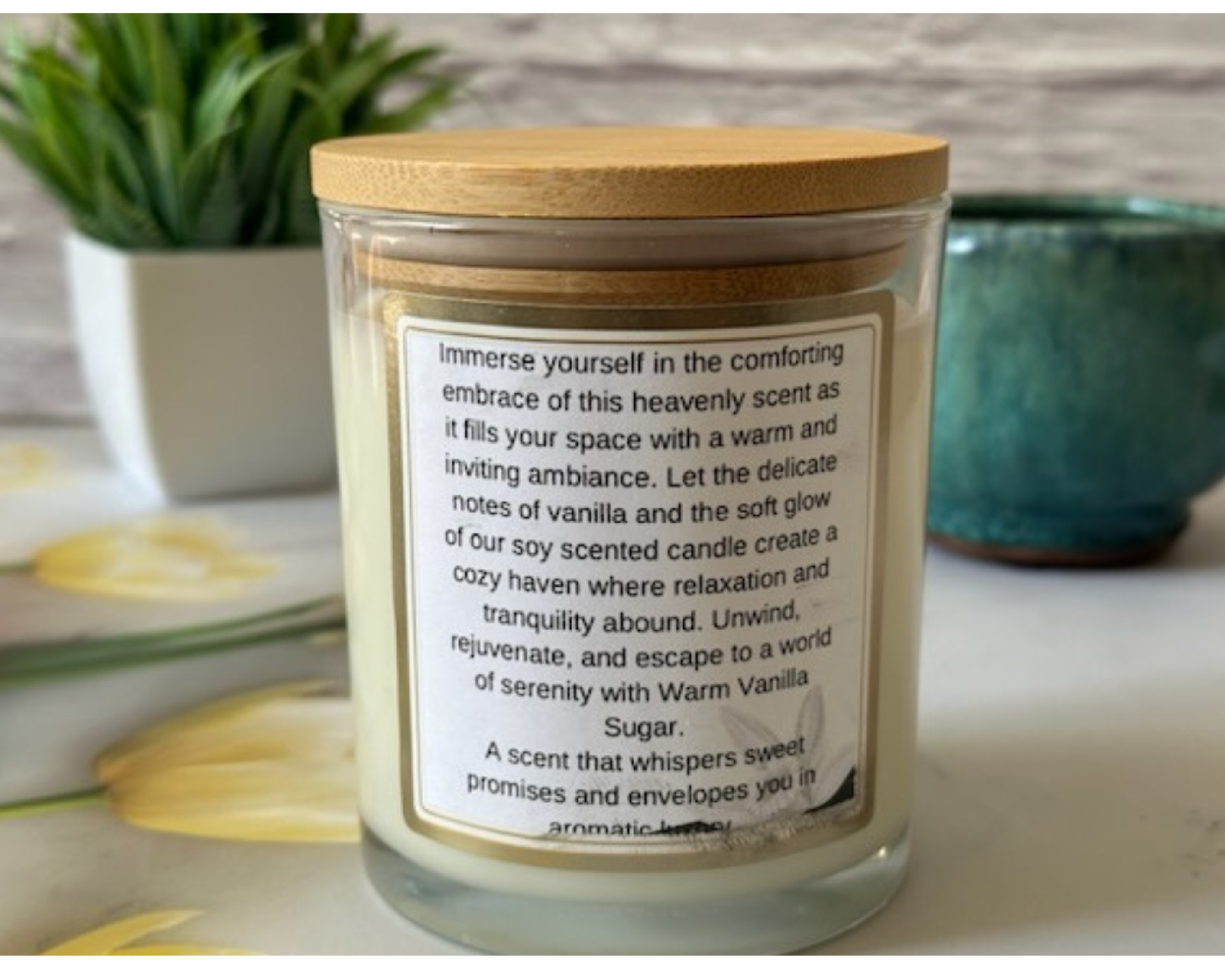 Simplybyelegance - Wholesale Jar/Filled Candle - Soy Wax Candle, Jar Candle, Warm Vanilla Scented 14oz2