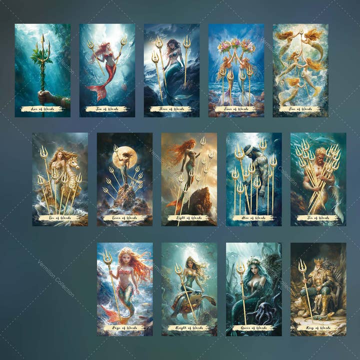 Vermilion Collection - Wholesale Tarot Cards - Mysteries of the Deep Tarot7