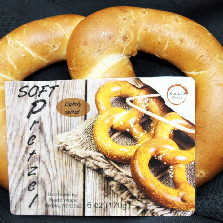 Northwoods Food and Gift Enterprises - Wholesale Pretzels - 8888 6oz Lightly Salted Soft Pretzel 20/Case