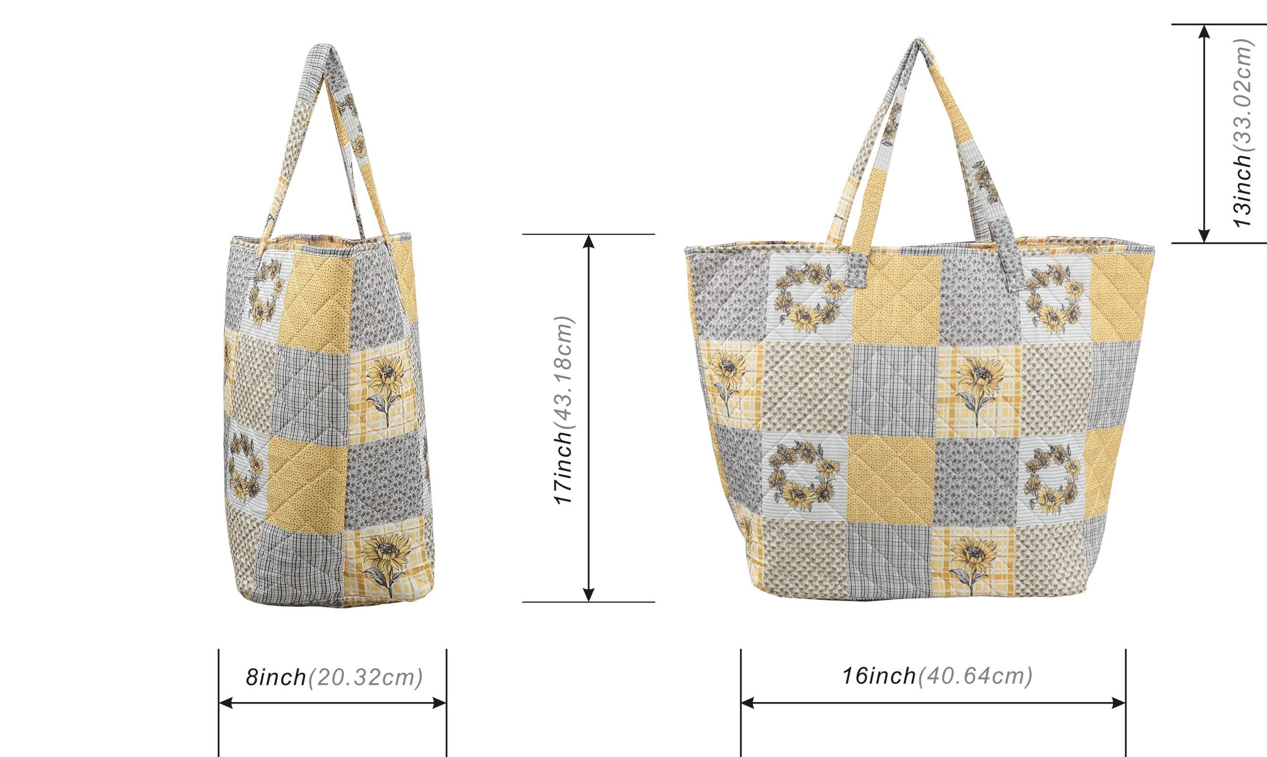 Duke Imports - Vente Tote bag – femme - Sac cabas matelassé "Sunshine" pour créateur6