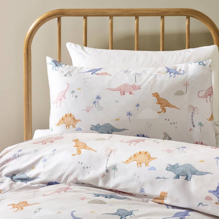 Dino Organic Cotton Duvet Cover & Pillowcase for wholesale by Kabode