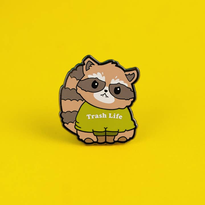 LuxCups Creative - Vente Épinglettes/boutons - Broche Raccoon5