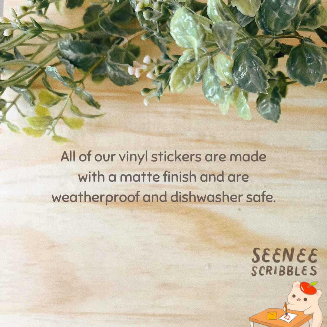 Seenee Scribbles – wholesale Sticker – Mini Totoros Sticker | Dishwasher Safe3