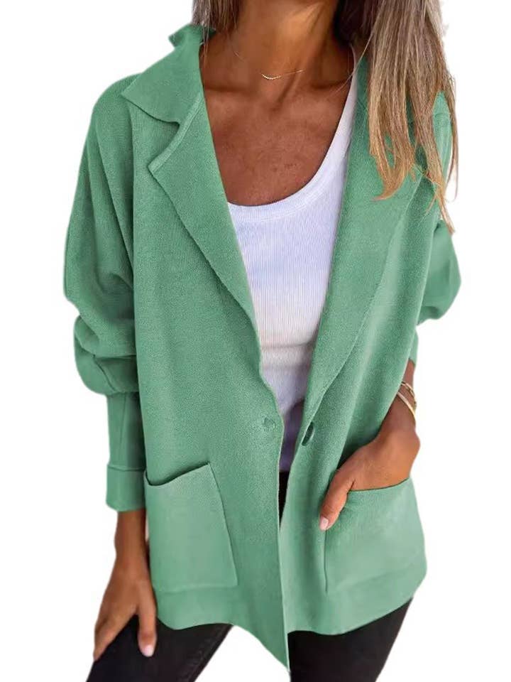 Lovenne - Wholesale Jacket - Women's - Versatile lapel pocket jacket8