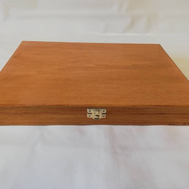 Wooden box for coins or medals for wholesale by Coins&More