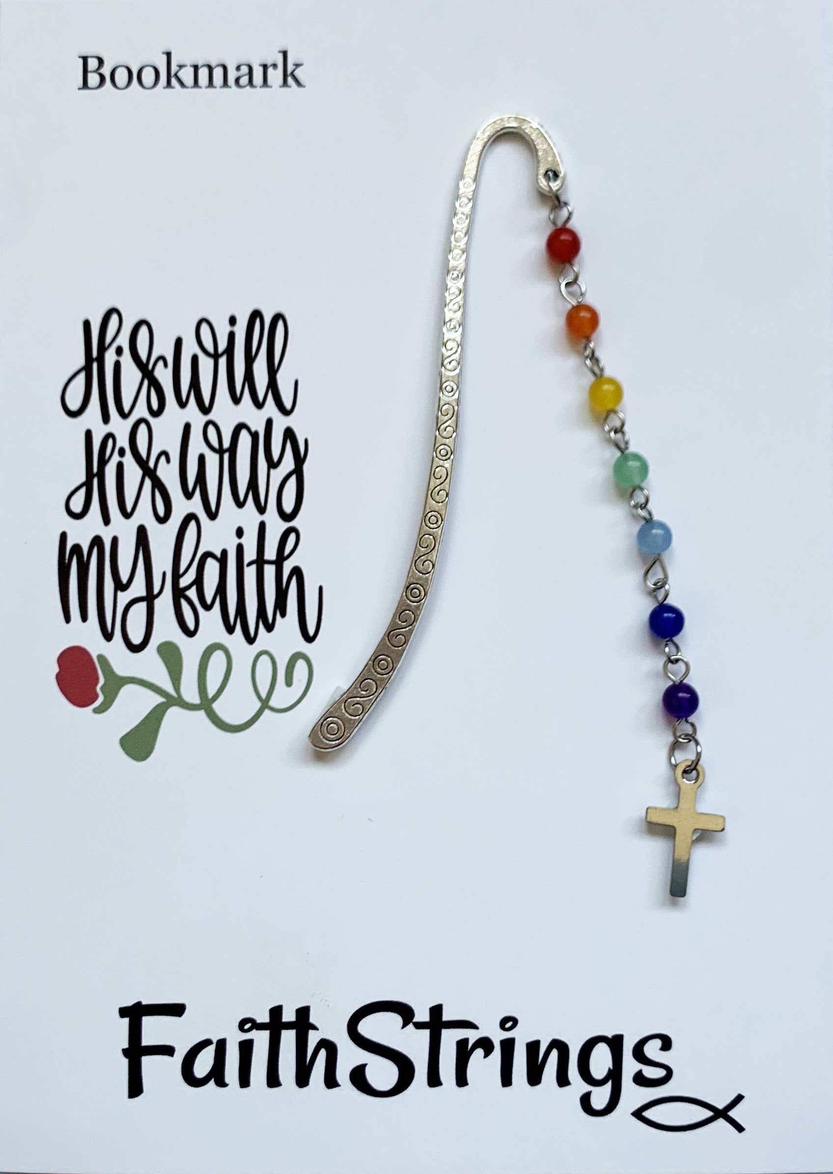 Faithstrings - Wholesale Bladwijzer - Miniatuur bladwijzer met kruis Christian Gift Bible Reading2