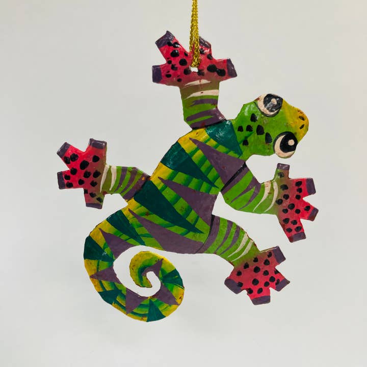 Metal Gecko Ornament for wholesale by Dandarah