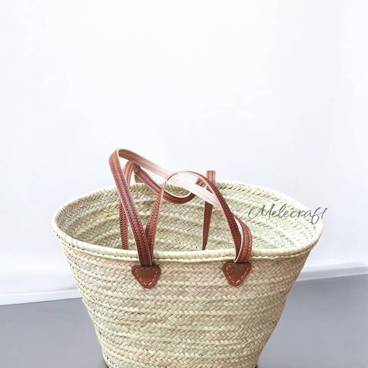 Melecraft – wholesale Basket – Handmade Natural Straw Market Bags1