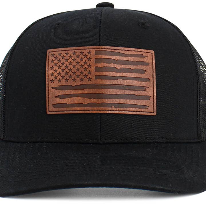 KBETHOS - Wholesale Trucker Hat - Unisex - Flag Patch Mesh Ballcap