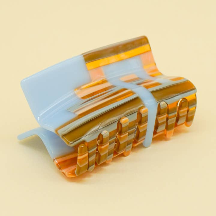 Pince à cheveux Greca à rayures pour la vente par Paulina Otero