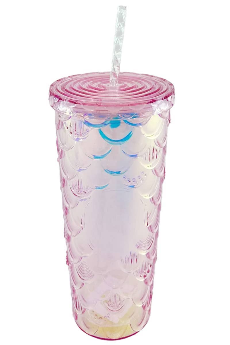 SORTIDAS Copo Térmico com Escamas de Cauda de Sereia com Brilho e Glitter para venda a revendedores na Faire7