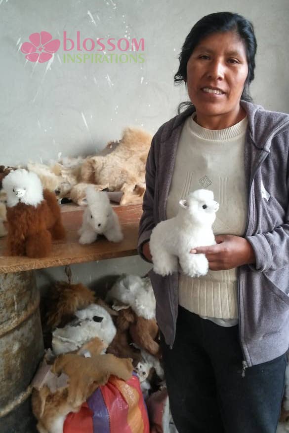 Blossom Inspirations - Venta al por mayor Peluche - Niños y bebés - Pequeño conejo de piel de alpaca5
