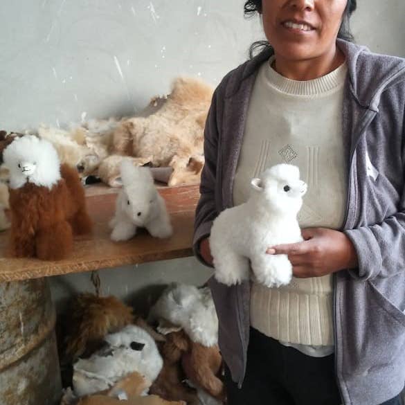 Blossom Inspirations - Wholesale Stuffed/plush toy – Kids & baby - Little Rabbit Alpaca Fur Toy5