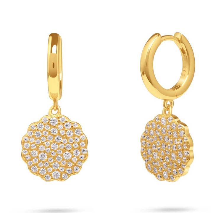 Aurora Huggie Hoop-örhängen för wholesale av Gold Trip