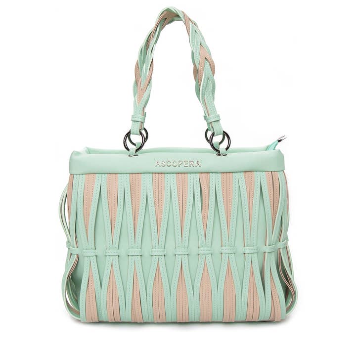 Ascopera - Vente Sac porté épaule – femme - Hedera, Citron vert