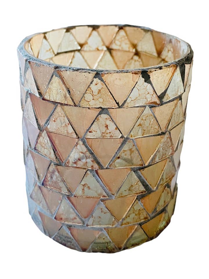 *SALE* Tealight holder mosaic WEL144 for wholesale by De Weldaad Authentic Interior