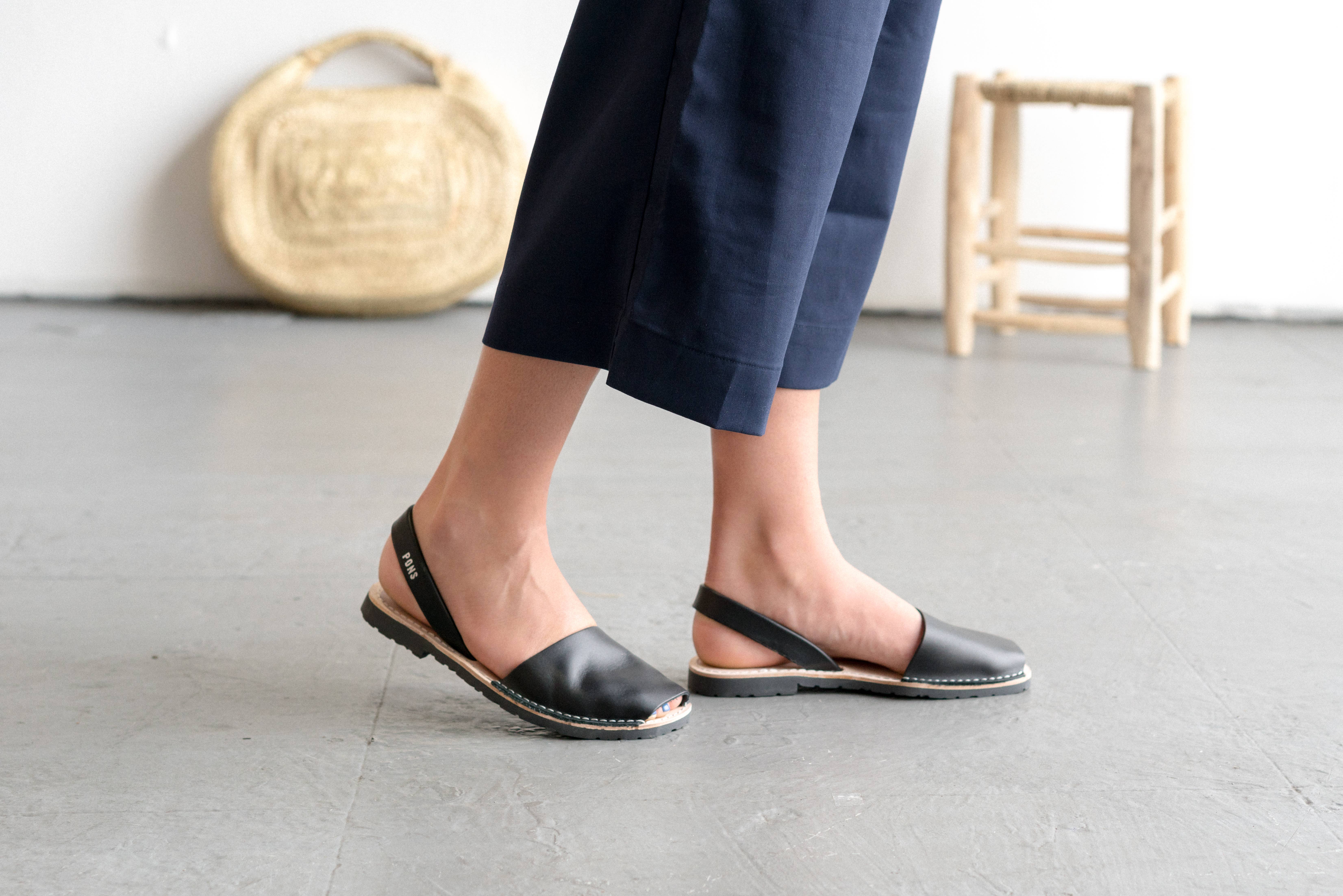 Pons - Vente Sandales – femme - Pons Chaussures - Classique Femme - Noir9