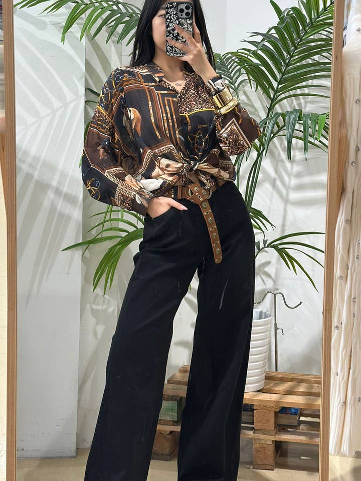 ADORA - Wholesale Pants - Women's - colorful palazzo jeans pants3